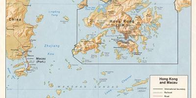 Peta Hong Kong dan Macau