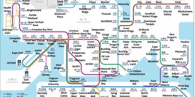 Peta Hong Kong MTR