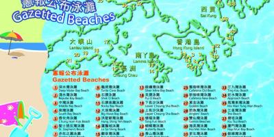 Peta Hong Kong pantai