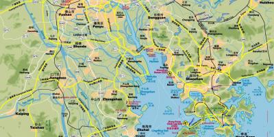 Peta jalan Hong Kong