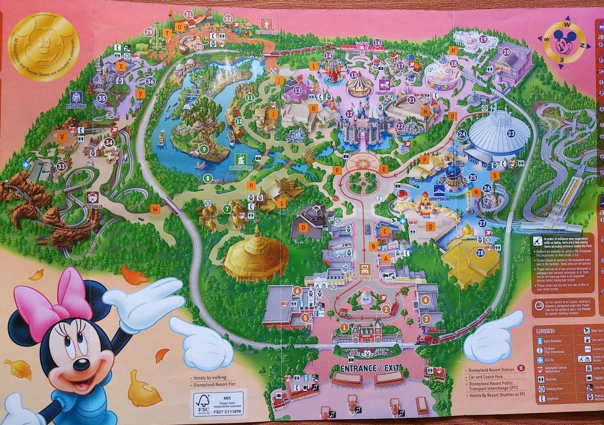 Hong Kong Disney peta