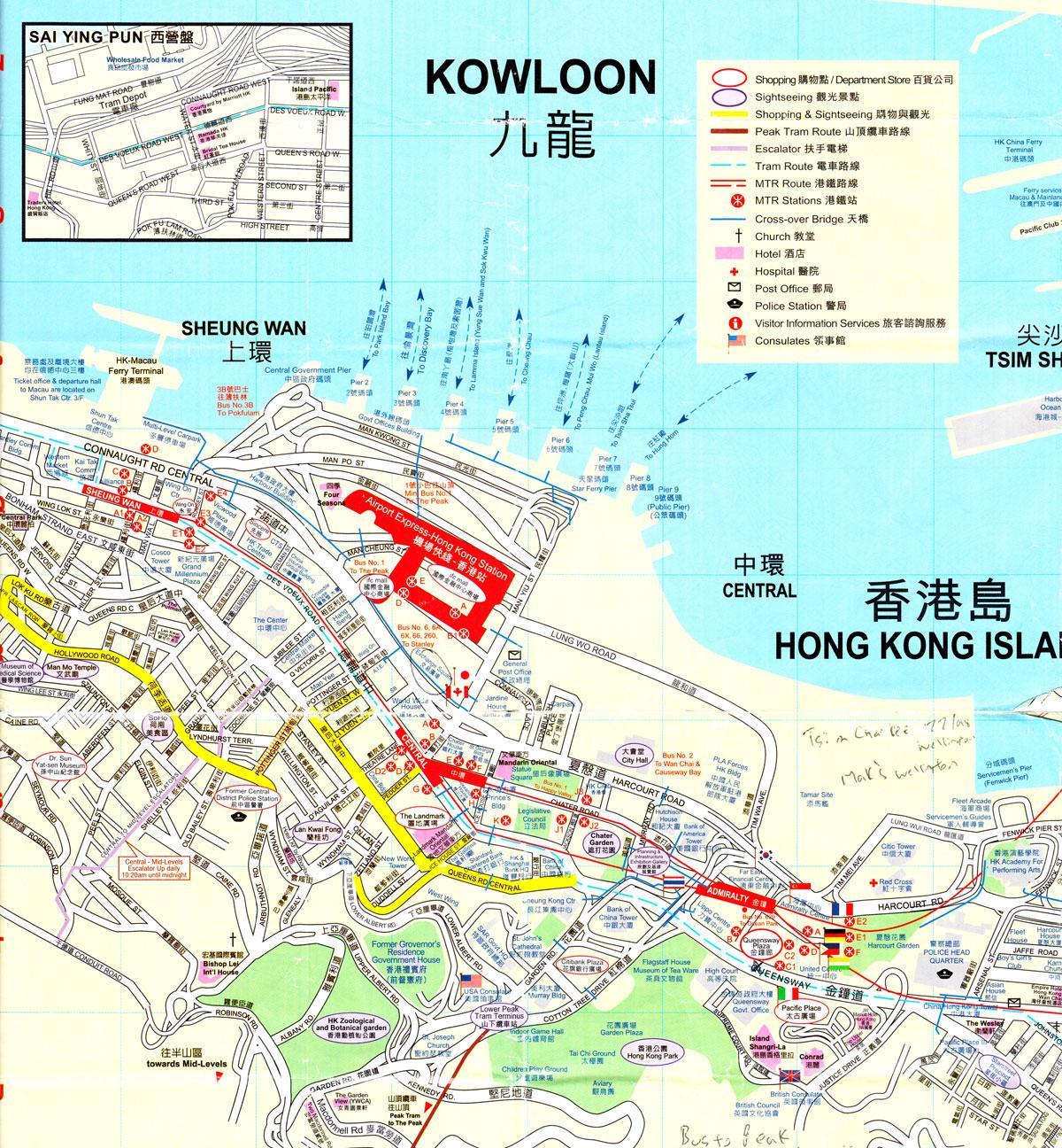 pelabuhan Hong Kong peta