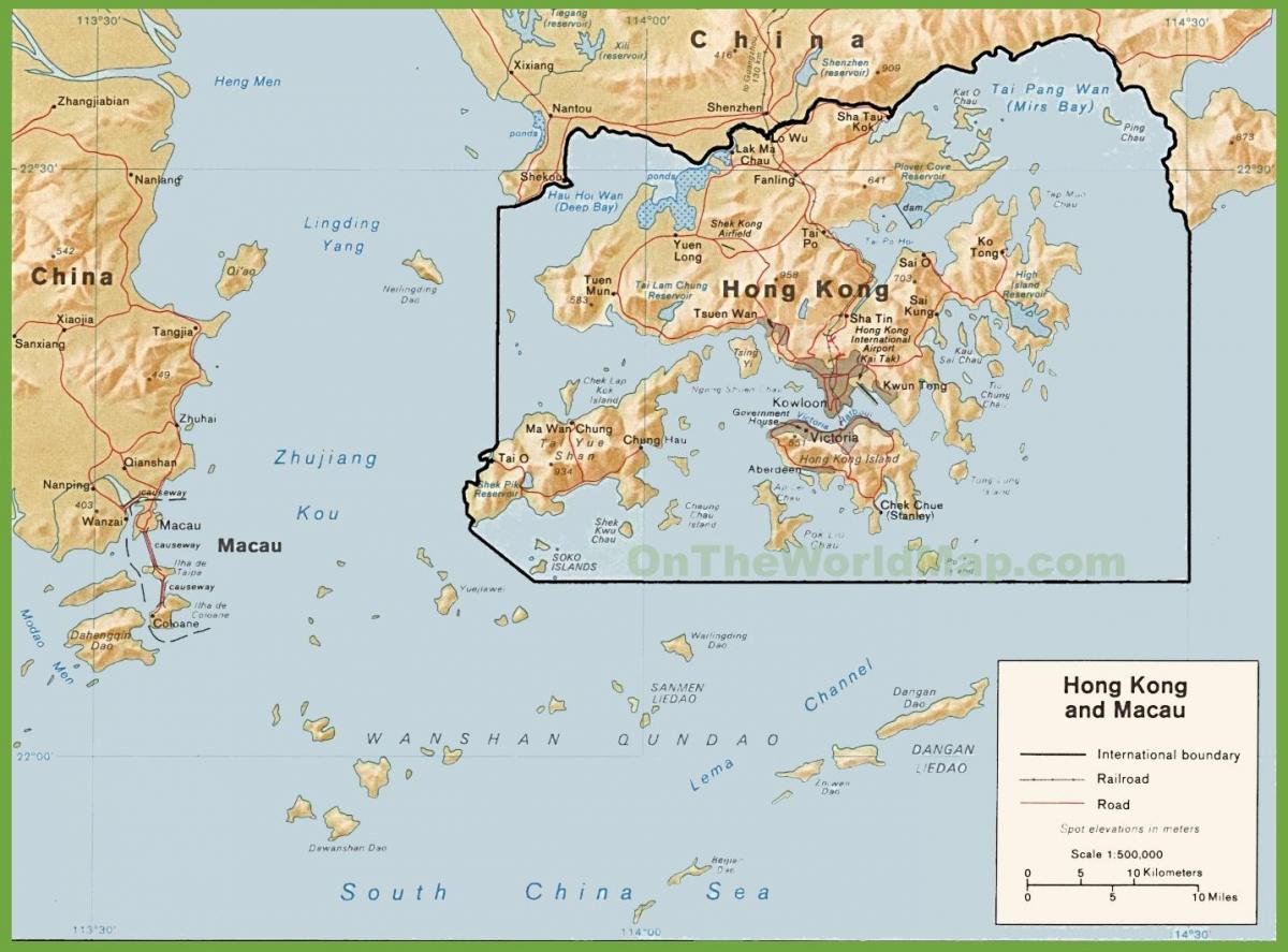 politik peta Hong Kong