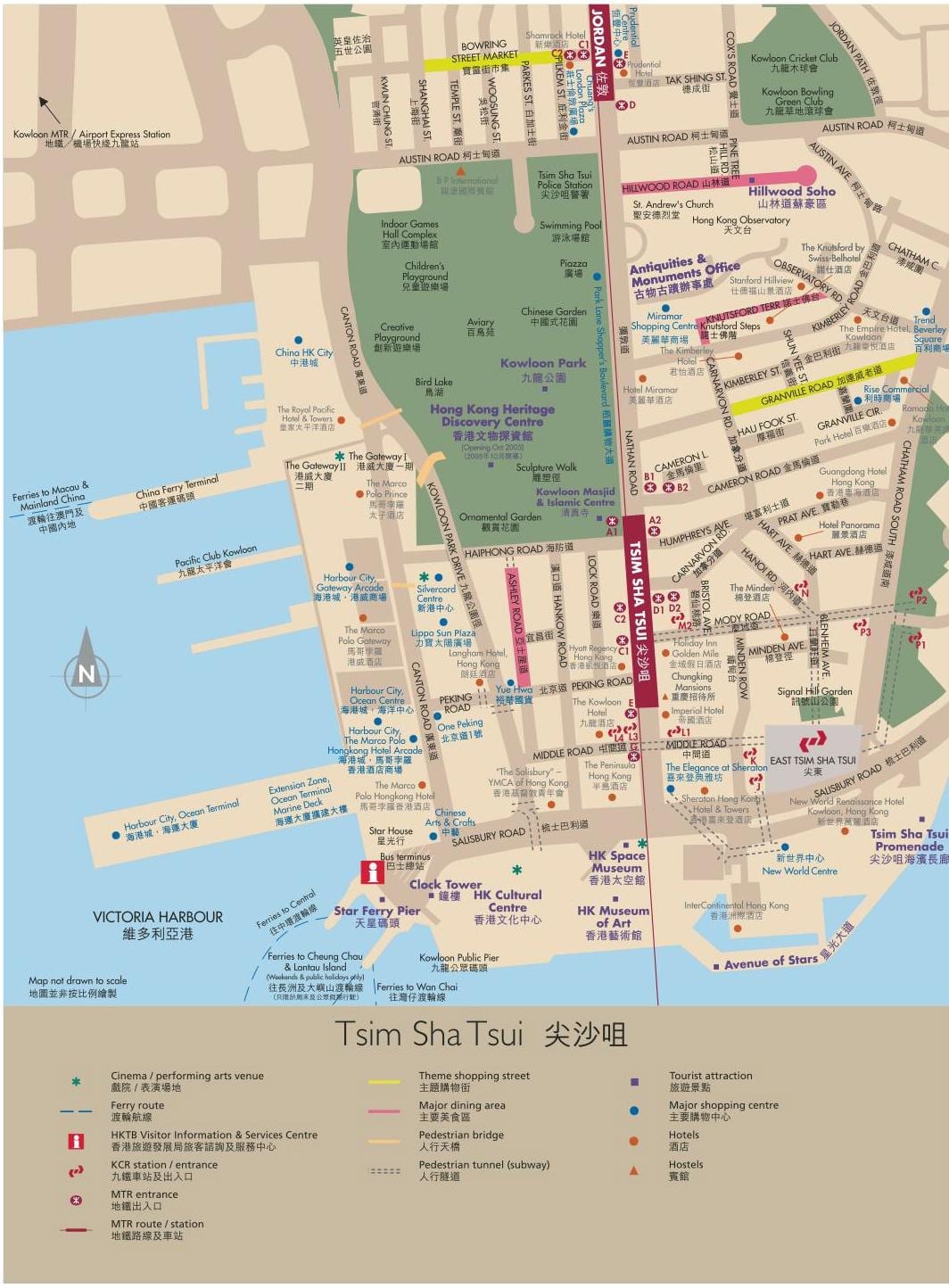 Hong Kong peta Kowloon
